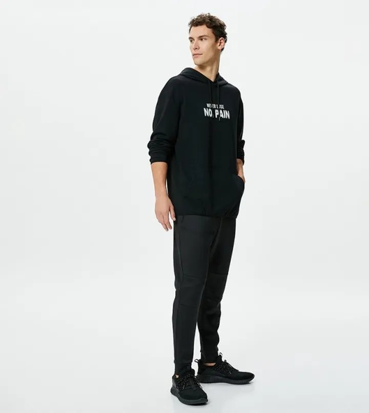 Printed Long Sleeves Hoodie