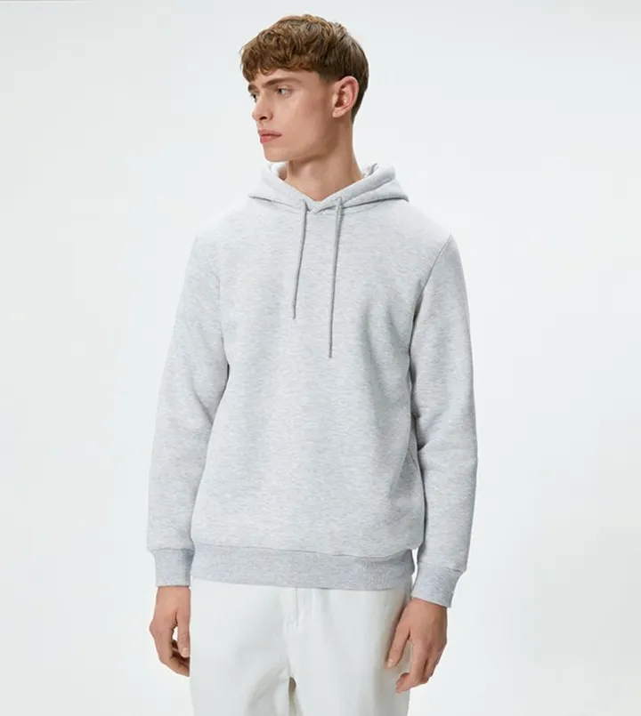 Solid Long Sleeves Hoodie