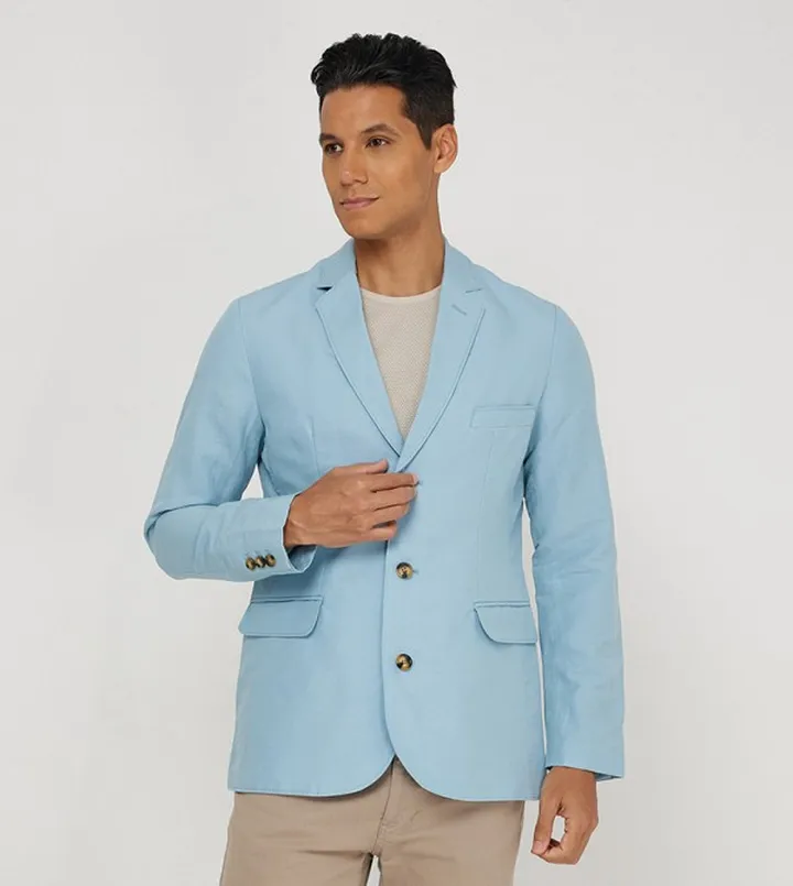 Single Breasted Lapel Collar Blazer