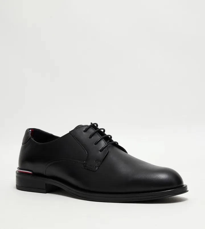 Leather Lace-Up Derby Shoes