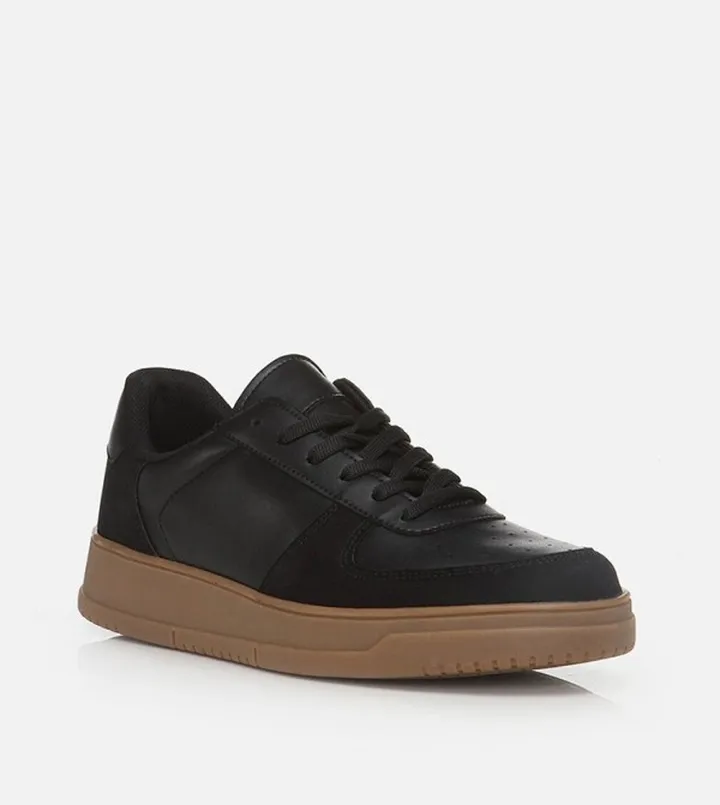 Suede Lace-Up Sneakers