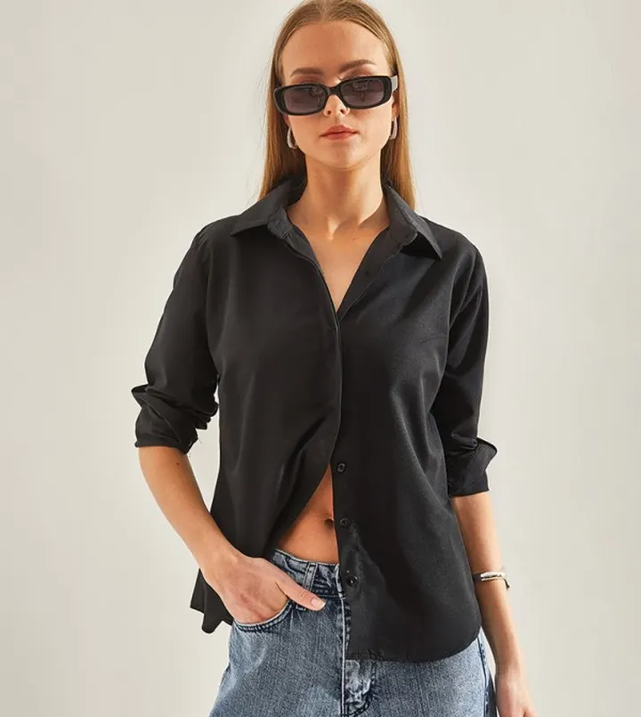 Solid Long Sleeves Shirt