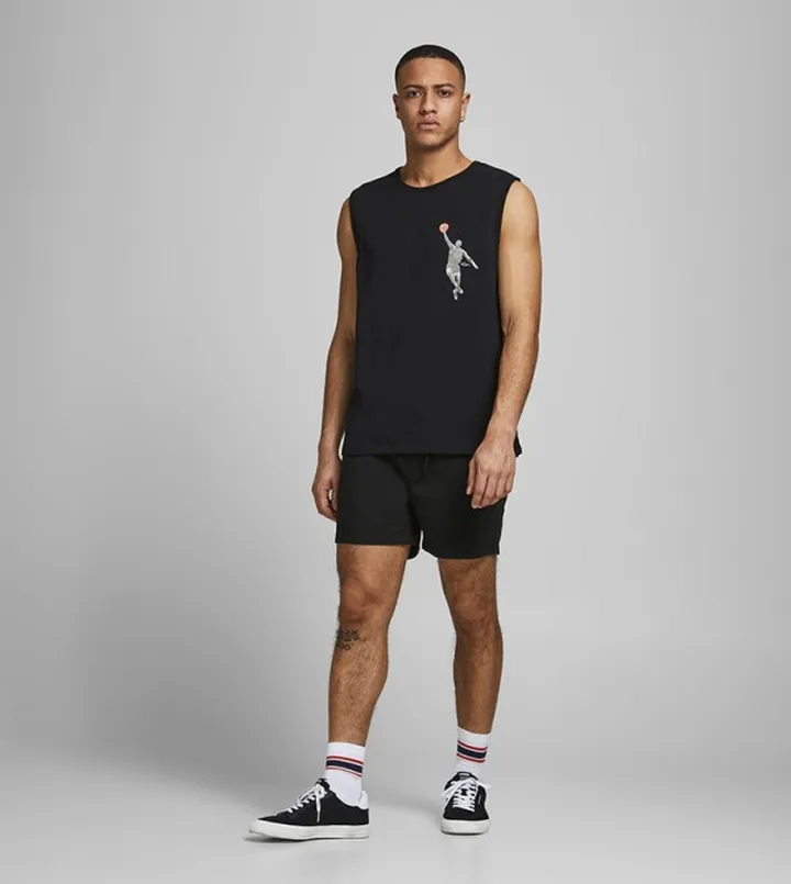 Solid Regular Fit Drawstring Shorts