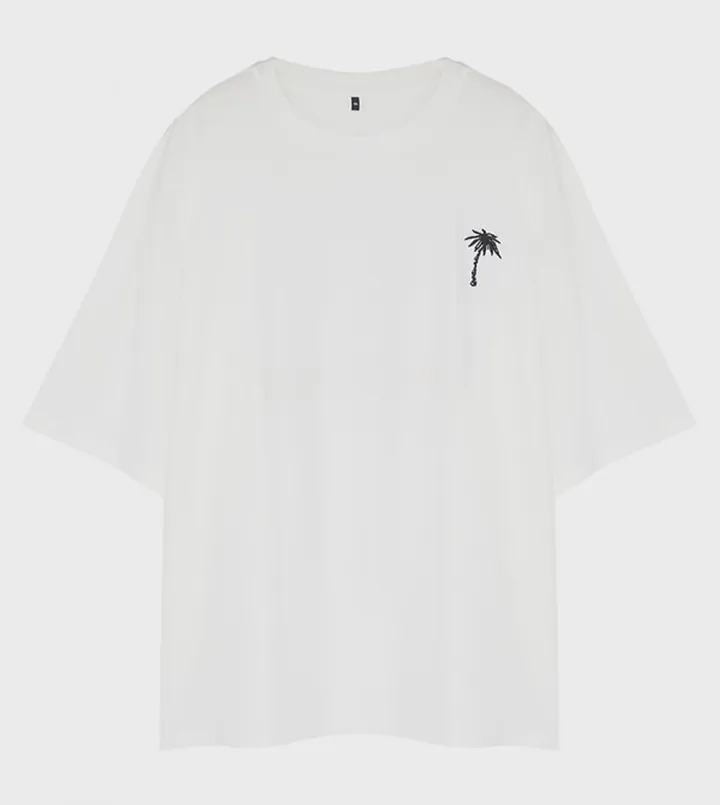 Embroidered Oversized T-Shirt