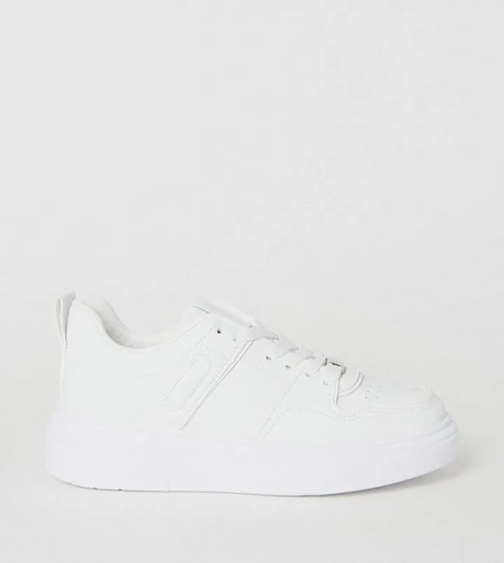 Kiki Metal Trim Lace Up Trainers
