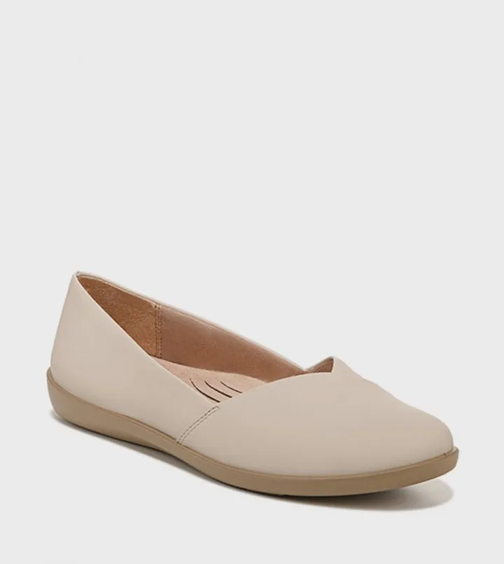 Faux Leather Slip-On Shoes
