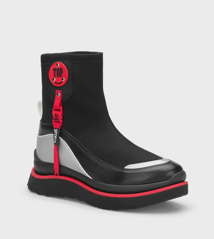 Zippered Ankle Boots