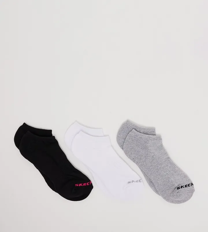 Pack of 3 Knitted No Show Socks