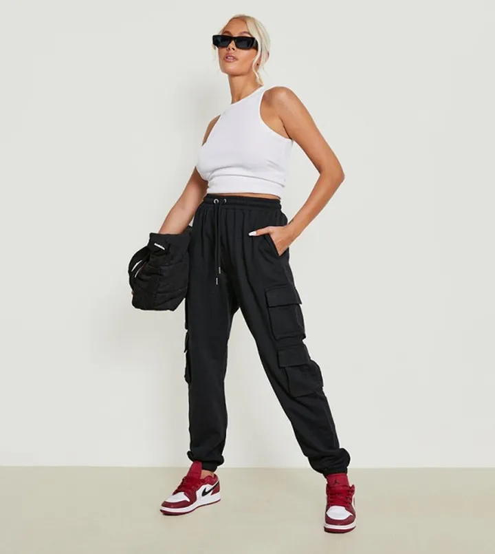 Double Cargo Pocket Oversized Joggers
