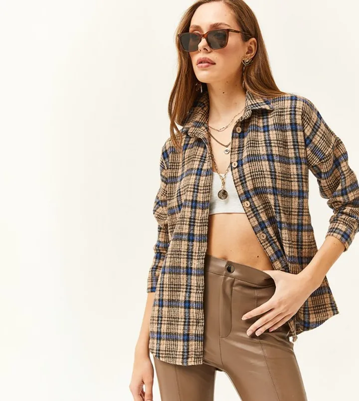 Plaid Long Sleeves Lumberjack Shirt