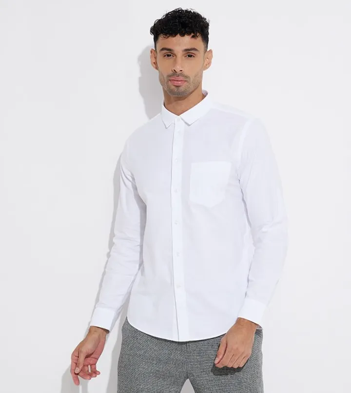 Solid Long Sleeves Shirt