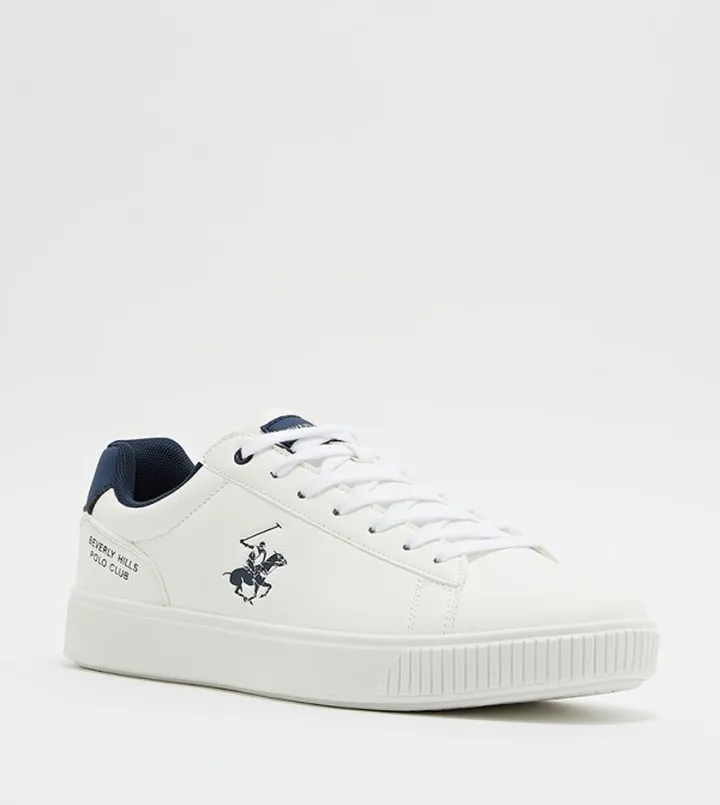 Logo Detail Lace-Up Sneakers
