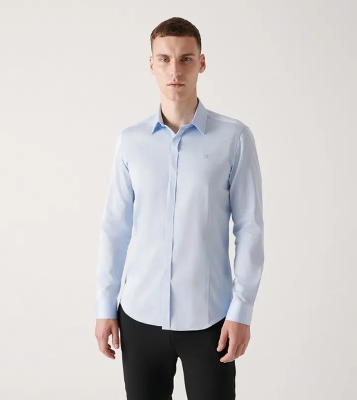 Logo Detail Long Sleeves Shirt