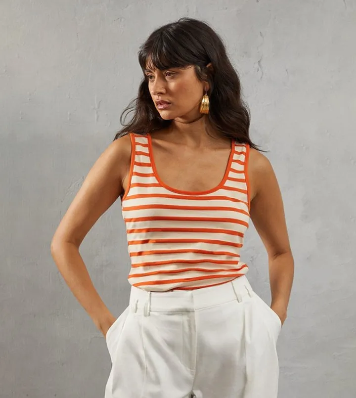 Striped Sleeveless Top