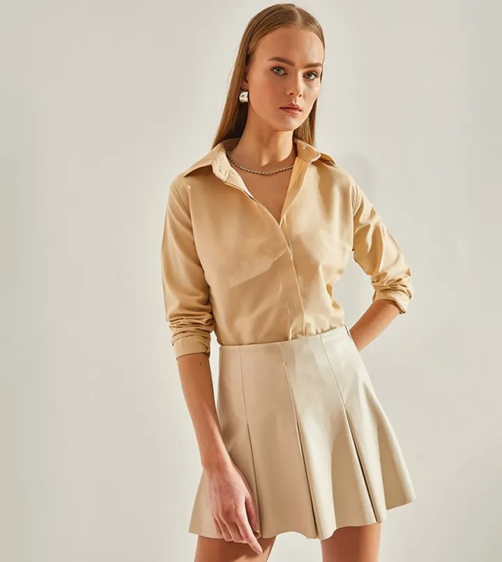 Solid Long Sleeves Shirt