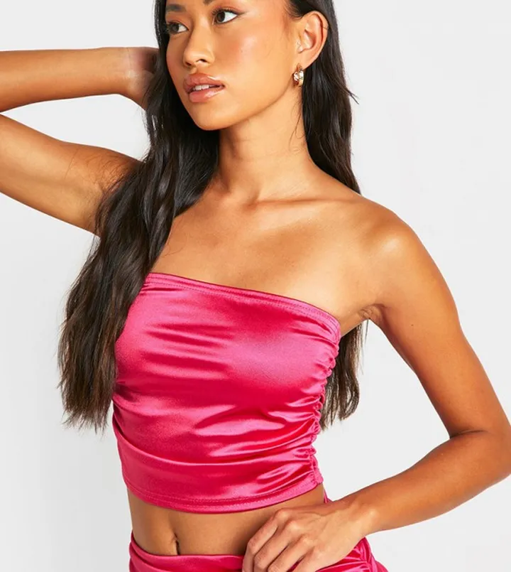 Disco Bandeau Crop Top