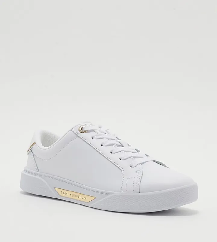 Logo Detail Lace-Up Sneakers