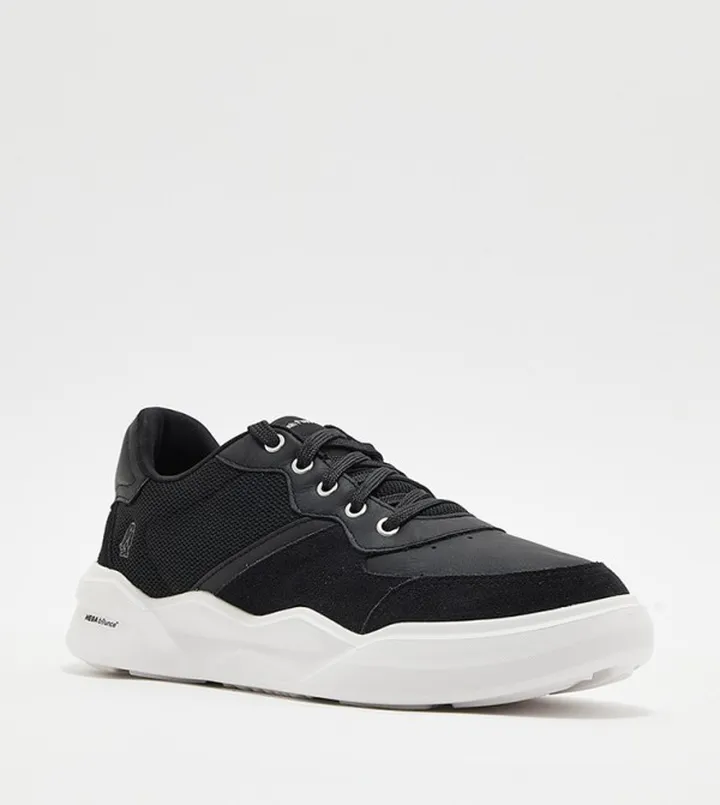 Knitted Lace-Up Sneakers