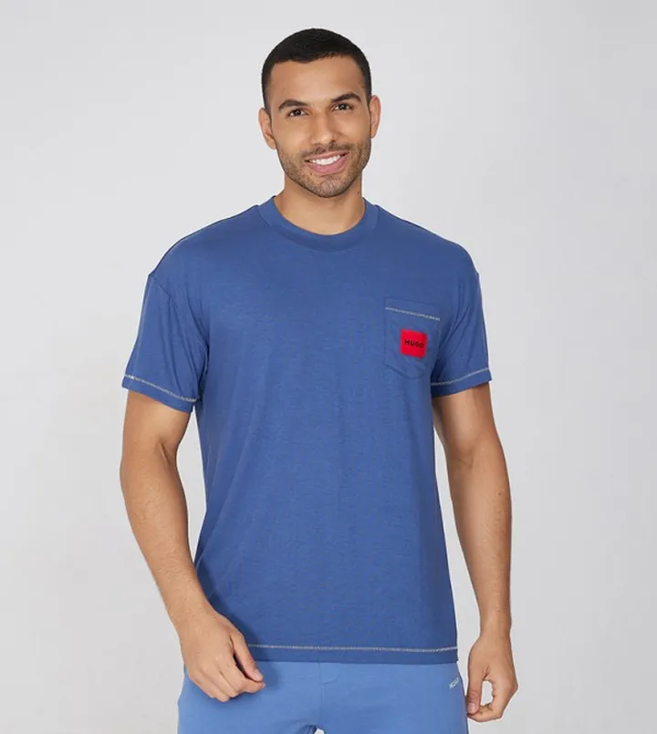 Badge Logo Short Sleeves Casual T-Shirt