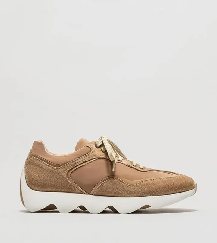 Solid Lace Up Sneakers