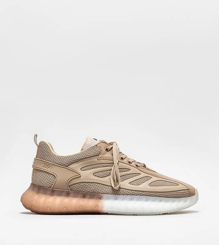 Knitted Lace Up Sneakers