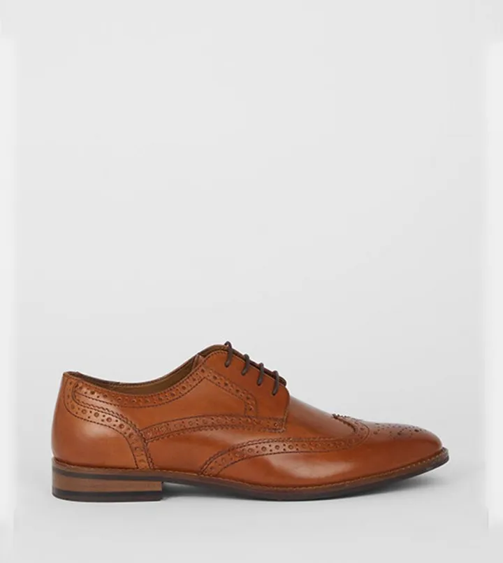Walton Leather Brogue Shoes