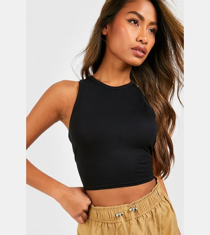 Racer Crop Top