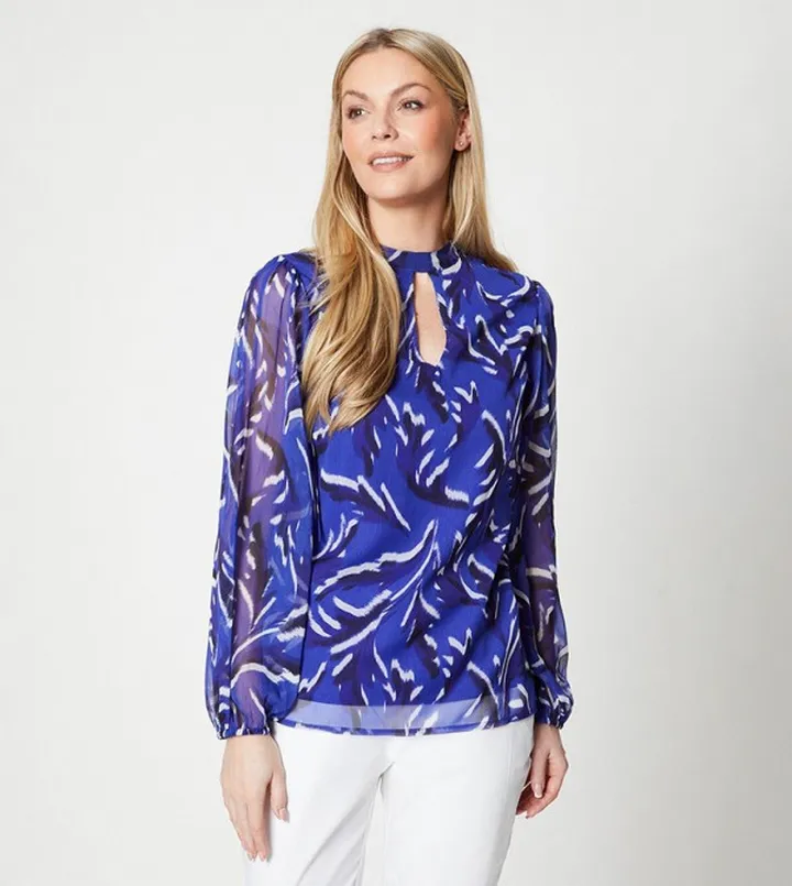 Printed Long Sleeves Top
