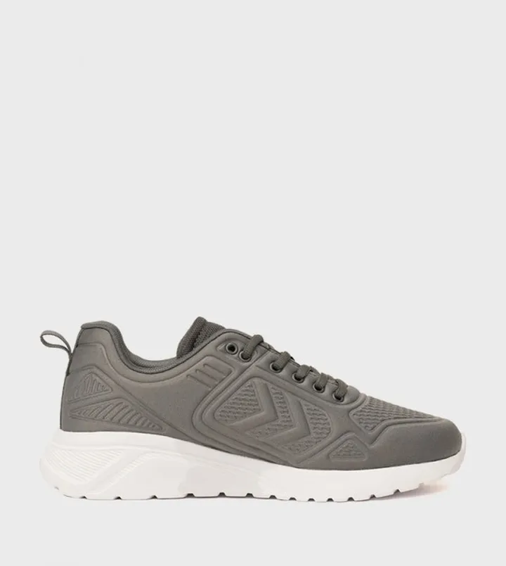 Knitted Lace-Up Sneakers
