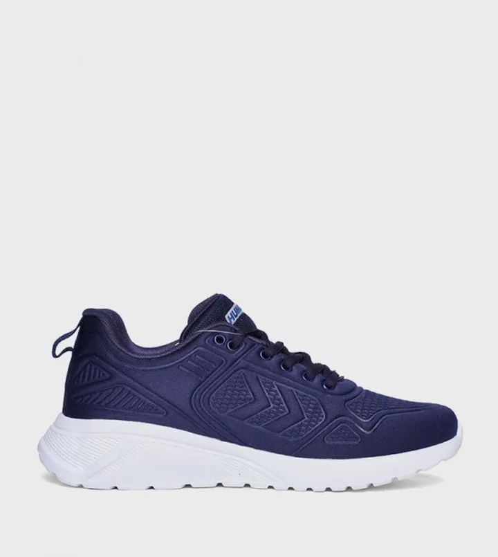 Knitted Lace-Up Sneakers