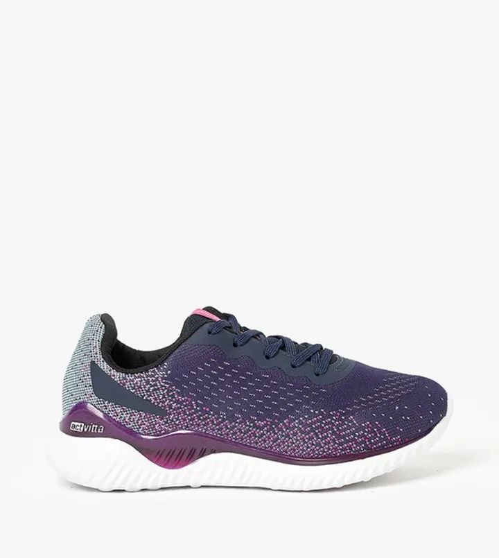 Knitted Lace Up Walking Shoes