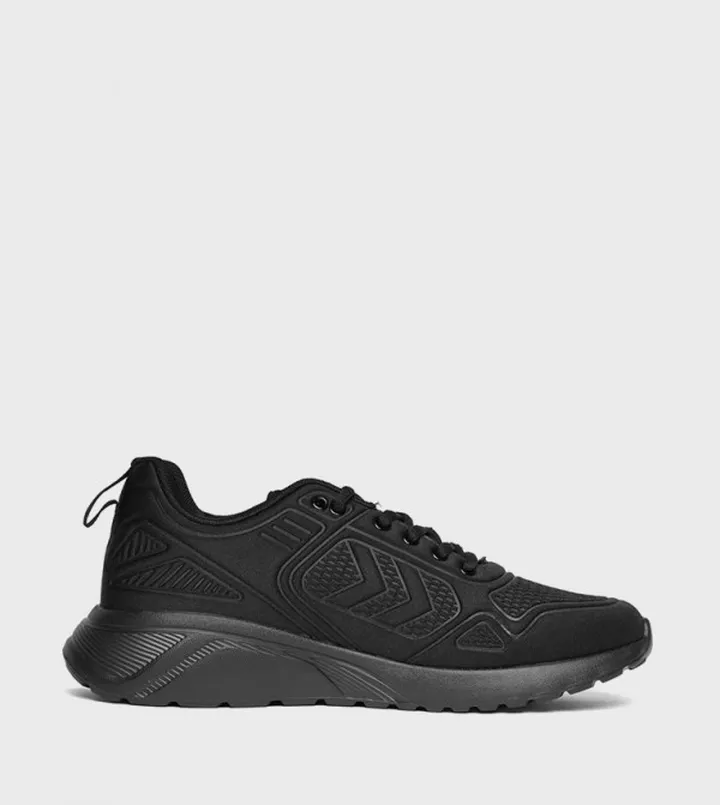 Knitted Lace-Up Sneakers