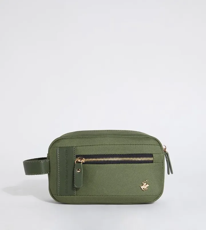 Logo Detail Toiletry Bag