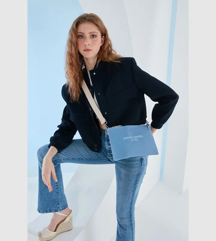 Logo Embroidered Crossbody Bag