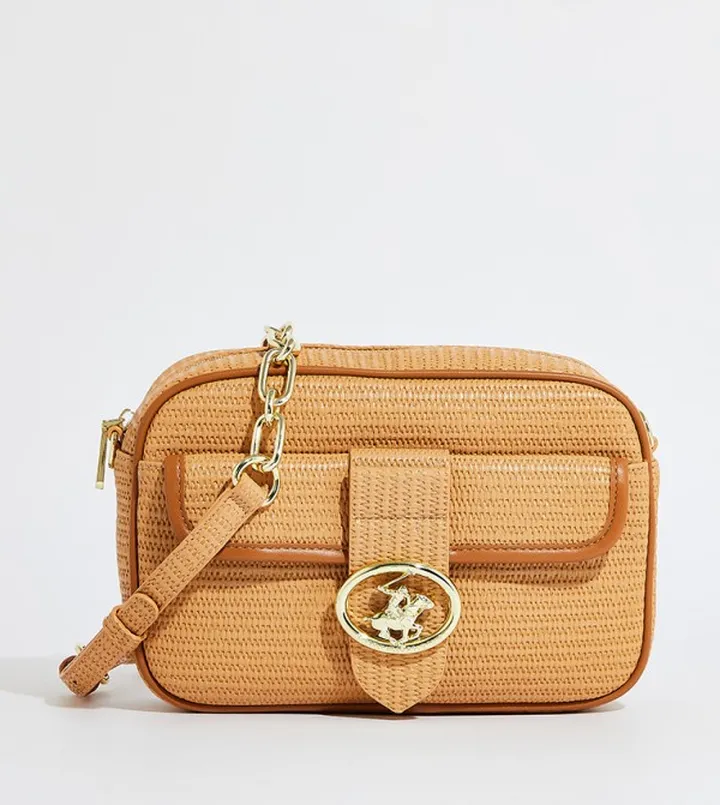 Straw Crossbody Bag