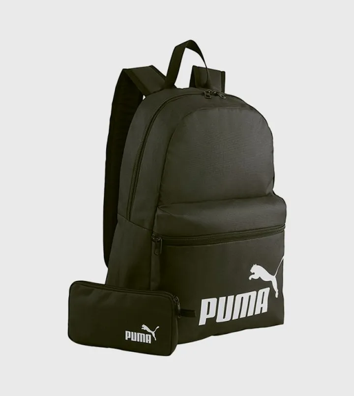 Logo Printed Phase Backpack with Pouch