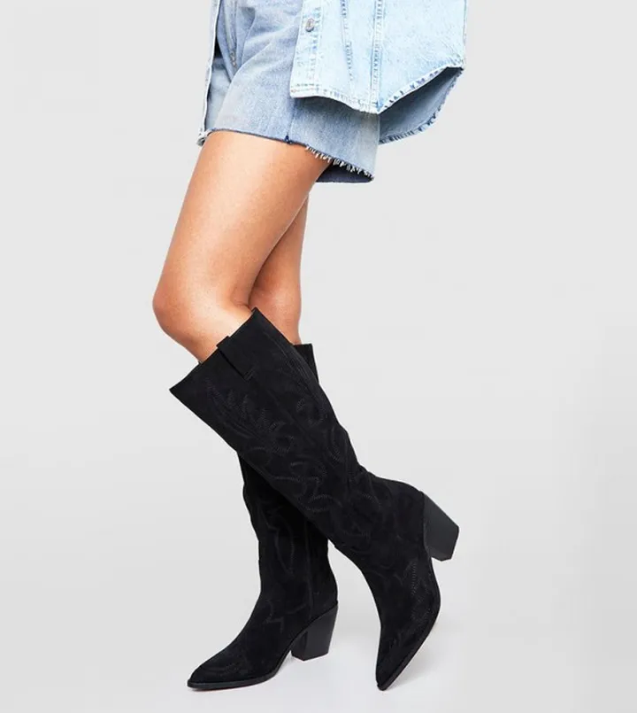 Casual Knee High Western Cowboy Boots