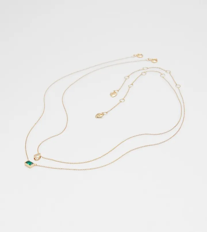 GEAN Pack of 2 Necklaces with Pendent