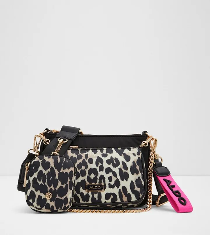 ACERAR Animal Print Crossbody Bag