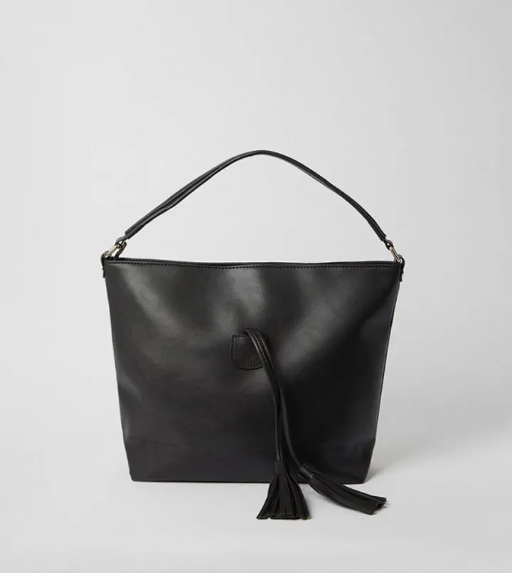 Talia Tassel Slouch Shoulder Bag