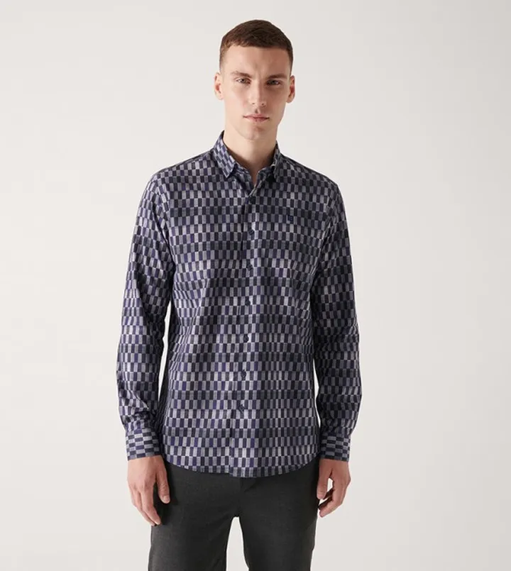 Printed Long Sleeves Shirt