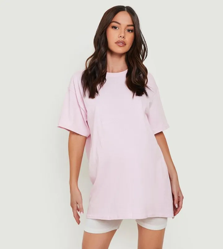 Maternity Cotton Short Sleeves T-Shirt