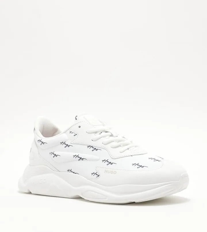 Signature Logo Lace-Up Sneakers
