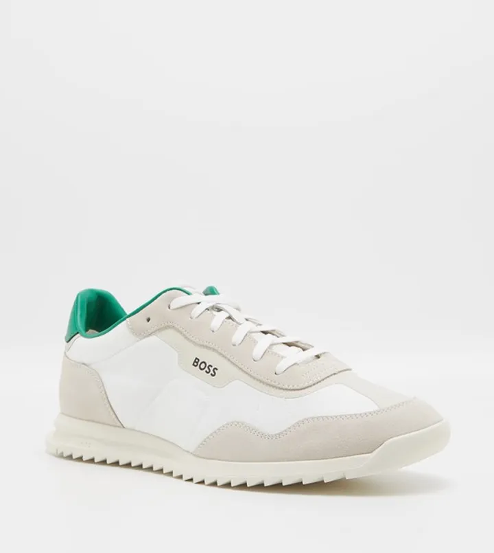 Logo Detail Lace-Up Sneakers