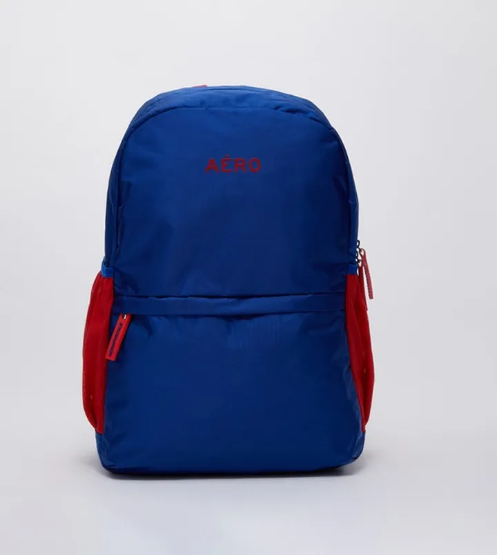 Color Coordinated Backpack With Side Pockets