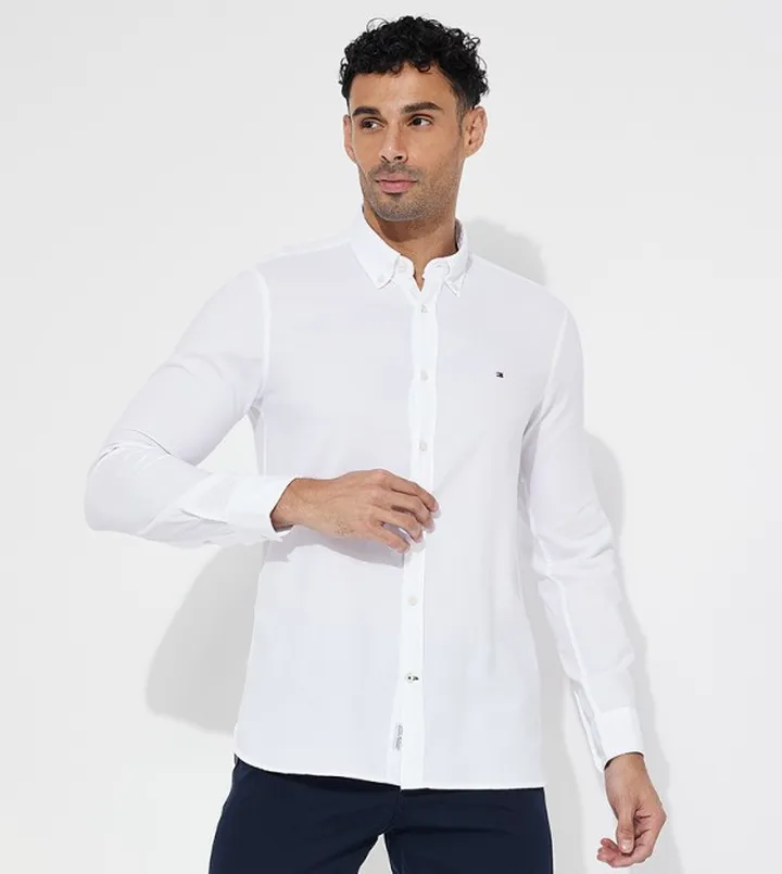 Logo Detail Long Sleeves Shirt