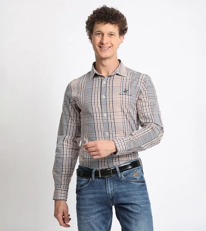 Plaid Long Sleeves Shirt