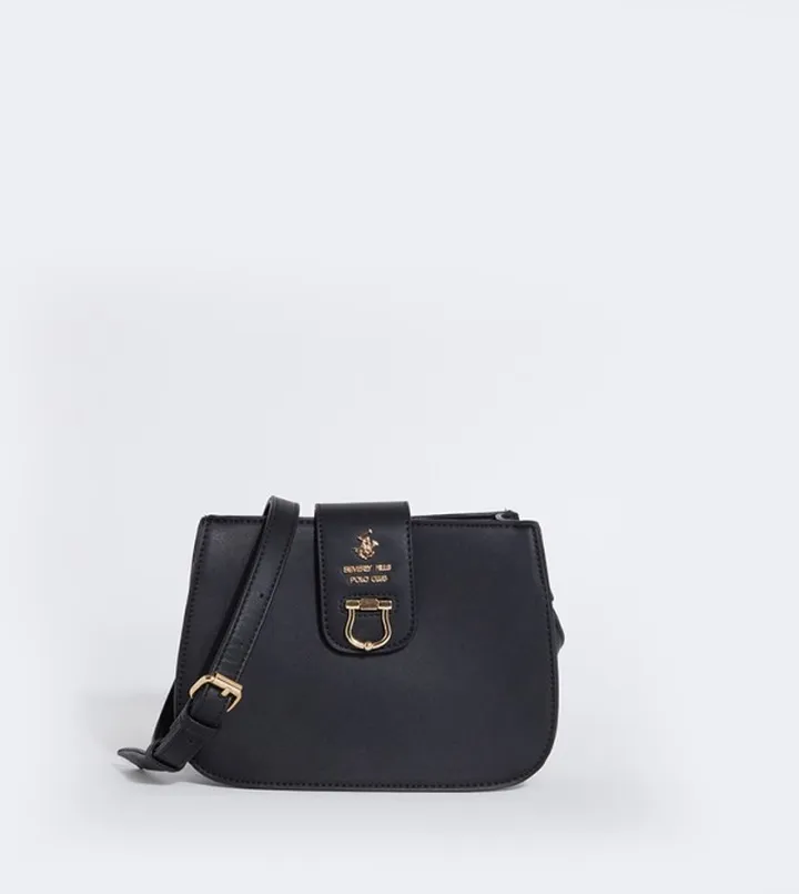 Logo Metal Crossbody Bag
