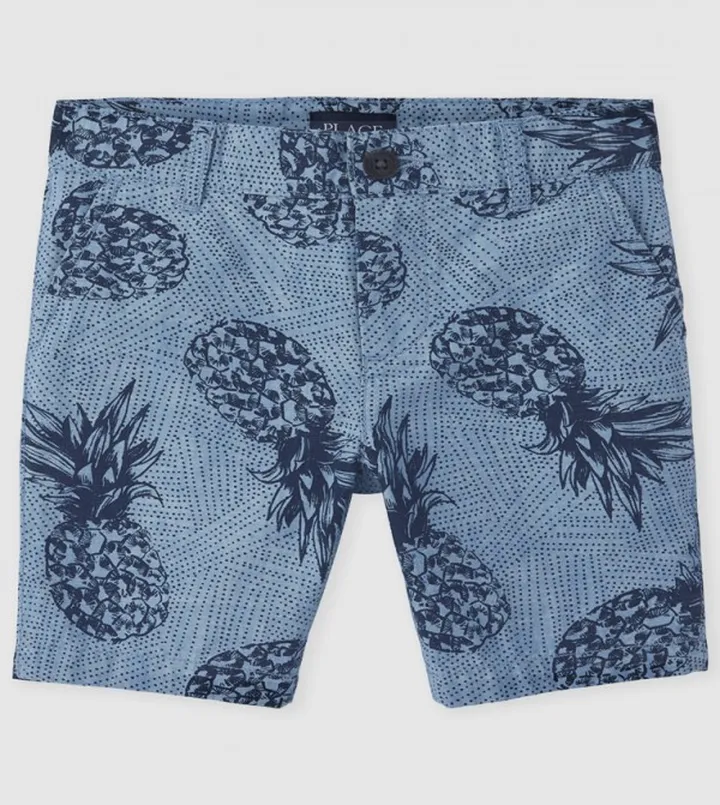 Boy's Pineapple Chino Shorts