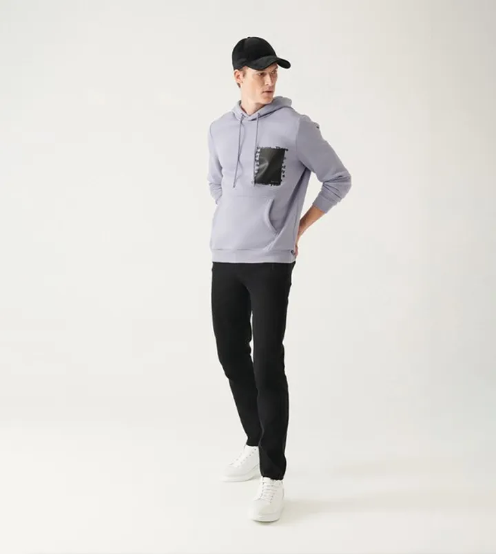 Solid Mid Rise Slim Fit Trousers